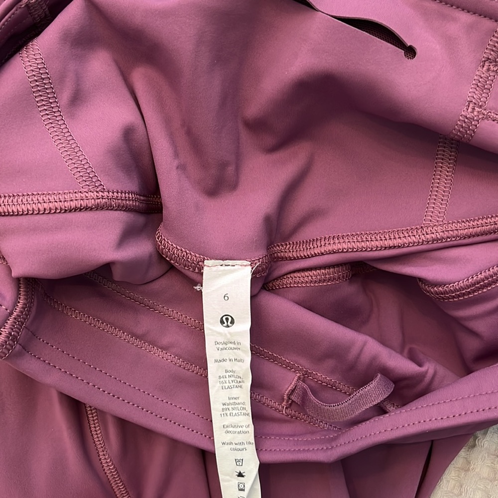 Lululemon Base Pace High-Rise Tight 28" Vintage Plum - Picture 3 of 7